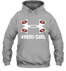 San Francisco 49ers Girl Under Armour Football Hoodies - giftteeshirt4u