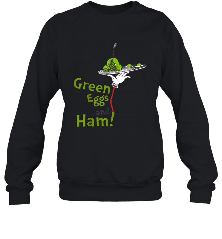 Dr Seuss Green Eggs and Ham Title Sweatshirt - giftteeshirt4u