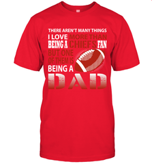 I Love More Than Being A Kansas City Chiefs Fan Being A Dad Football T-Shirt - giftteeshirt4u