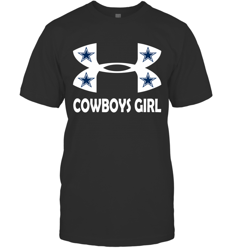 Dallas Cowboys Girl Under Armour Football T-Shirt - giftteeshirt4u
