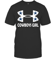 Dallas Cowboys Girl Under Armour Football T-Shirt - giftteeshirt4u