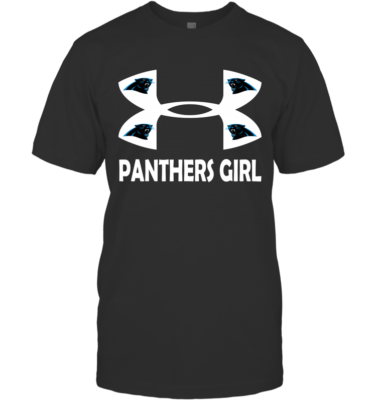 Carolina Panthers Girl Under Armour Football T-Shirt - giftteeshirt4u