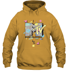 Mtv Retro Shape Design Logo Graphic Hoodie - giftteeshirt4u