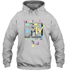 Mtv Retro Shape Design Logo Graphic Hoodie - giftteeshirt4u