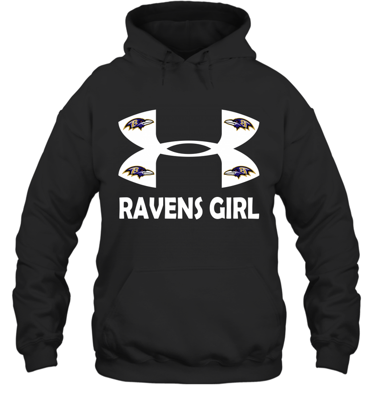 Baltimore Ravens Girl Under Armour Football Hoodies - giftteeshirt4u