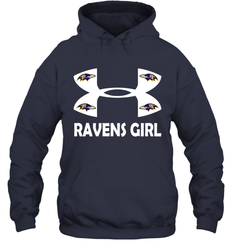 Baltimore Ravens Girl Under Armour Football Hoodies - giftteeshirt4u