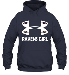 Baltimore Ravens Girl Under Armour Football Hoodies - giftteeshirt4u