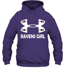 Baltimore Ravens Girl Under Armour Football Hoodies - giftteeshirt4u