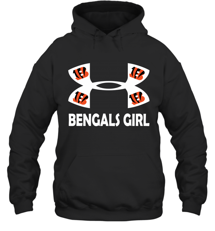 Cincinnati Bengals Girl Under Armour Football Hoodies - giftteeshirt4u