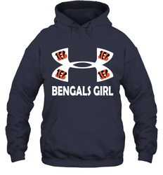 Cincinnati Bengals Girl Under Armour Football Hoodies - giftteeshirt4u