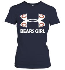Chicago Bears Girl Under Armour Football Short Sleeve - giftteeshirt4u