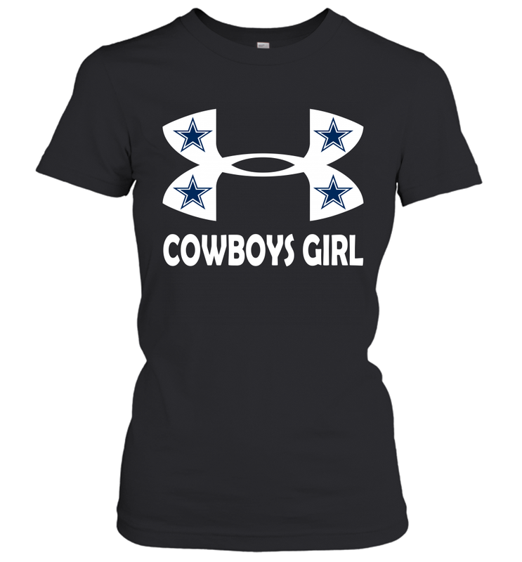 Dallas Cowboys Girl Under Armour Football Short Sleeve - giftteeshirt4u