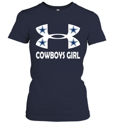 Dallas Cowboys Girl Under Armour Football Short Sleeve - giftteeshirt4u