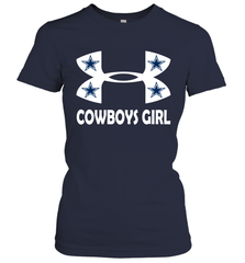 Dallas Cowboys Girl Under Armour Football Short Sleeve - giftteeshirt4u