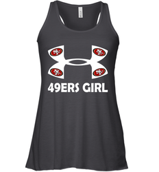 San Francisco 49ers Girl Under Armour Football Tank - giftteeshirt4u