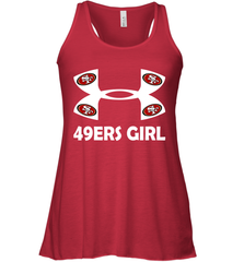 San Francisco 49ers Girl Under Armour Football Tank - giftteeshirt4u