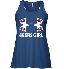 San Francisco 49ers Girl Under Armour Football Tank - giftteeshirt4u