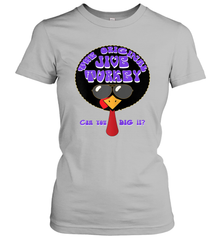 Trends Funny Jive Turkey Face Thanksgiving Day Women's T-Shirt - giftteeshirt4u