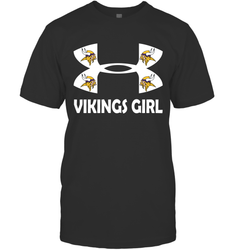 Minnesota Vikings Girl Under Armour Football T-Shirt - giftteeshirt4u