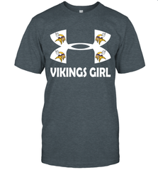 Minnesota Vikings Girl Under Armour Football T-Shirt - giftteeshirt4u