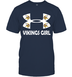 Minnesota Vikings Girl Under Armour Football T-Shirt - giftteeshirt4u
