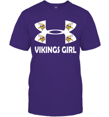 Minnesota Vikings Girl Under Armour Football T-Shirt - giftteeshirt4u