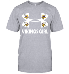 Minnesota Vikings Girl Under Armour Football T-Shirt - giftteeshirt4u