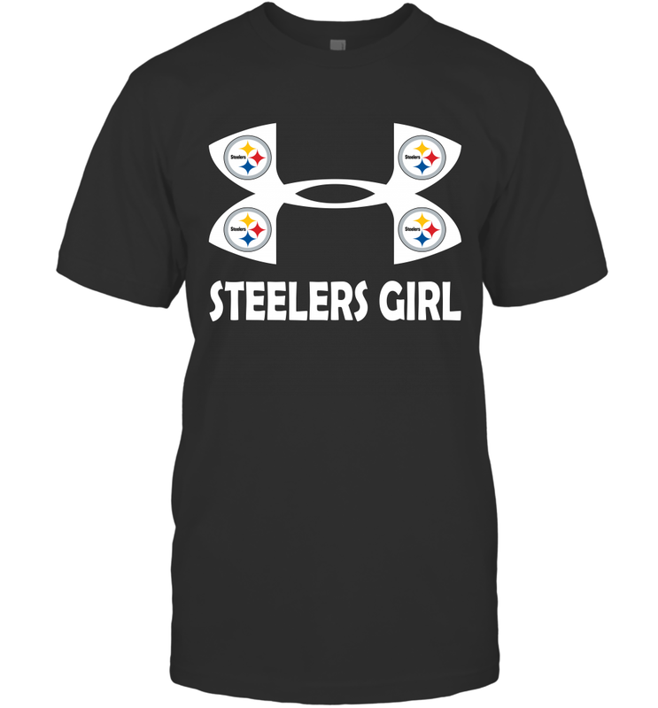 Pittsburgh Steelers Girl Under Armour Football T-Shirt - giftteeshirt4u