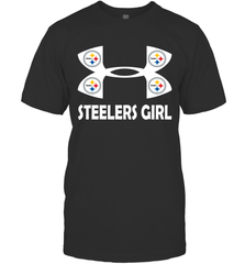 Pittsburgh Steelers Girl Under Armour Football T-Shirt - giftteeshirt4u