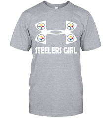 Pittsburgh Steelers Girl Under Armour Football T-Shirt - giftteeshirt4u