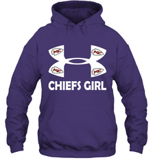 Kansas City Chiefs Girl Under Armour Football Hoodies - giftteeshirt4u