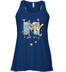 Mtv Retro Shape Design Logo Graphic Racerback Tank - giftteeshirt4u