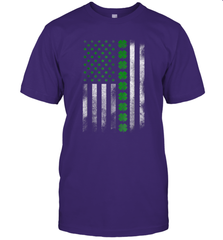 St Patrick's Day IRISH AMERICAN FLAG T-Shirt - giftteeshirt4u