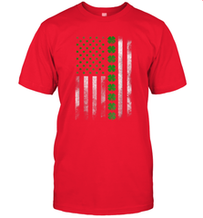St Patrick's Day IRISH AMERICAN FLAG T-Shirt - giftteeshirt4u
