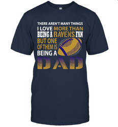 I Love More Than Being A Los Angeles Rams Fan Being A Dad Football T-Shirt - giftteeshirt4u