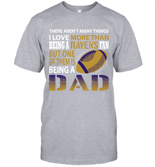 I Love More Than Being A Los Angeles Rams Fan Being A Dad Football T-Shirt - giftteeshirt4u