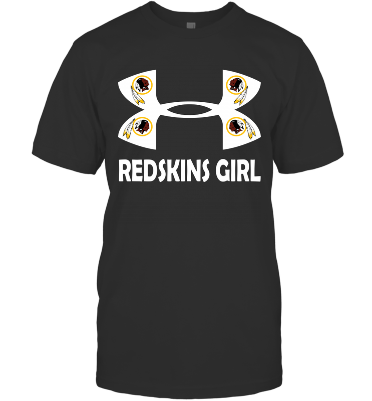 Washington Redskins Girl Under Armour Football T-Shirt - giftteeshirt4u